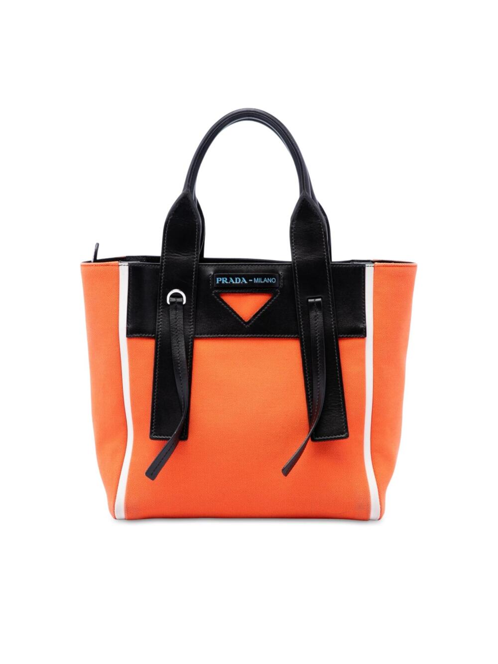 Prada Canvas Ouverture Satchel Pre- #356531P61B